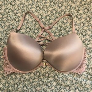 Metallic Pink La Senza Push Up Bra